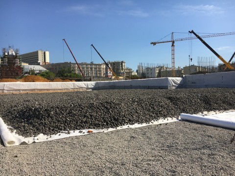 объекты с применением пеностекла