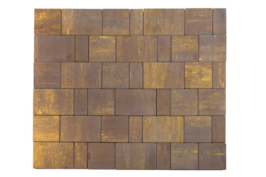 Тротуарная плитка BRAER СТАРЫЙ ГОРОД ЛАНДХАУС COLOR MIX тип 18 «Мускат»