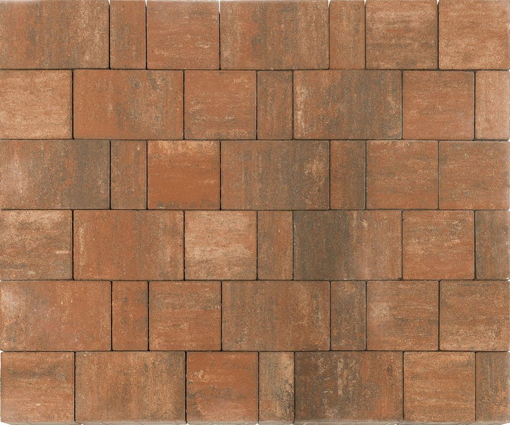 Плитка тротуарная BRAER Старый город норд Color Mix Тип 4 "Койот" 60мм