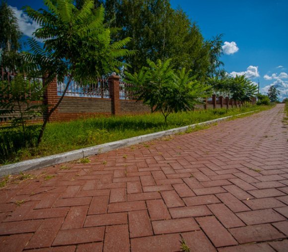 ТРОТУАРНАЯ КЛИНКЕРНАЯ БРУСЧАТКА "КЕРАМЕЙЯ", БрукКерам Классика, Рубин