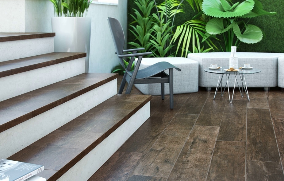 Клинкерная плитка и ступени Nogal Ceramica Mayor Rainforest