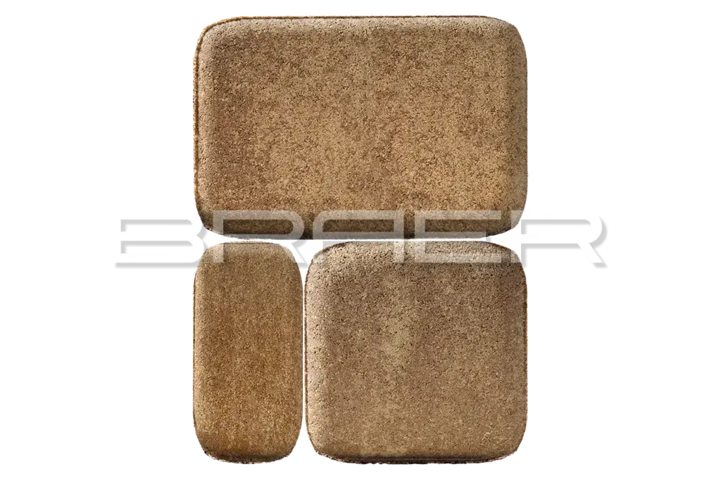 Плитка тротуарная BRAER (БРАЕР) Классико, Color Mix Тип 10 "Миндаль"