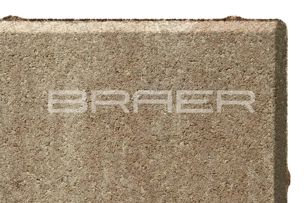Брусчатка BRAER (БРАЕР) Прямоугольник, Color Mix Тип 3 "Миндаль"