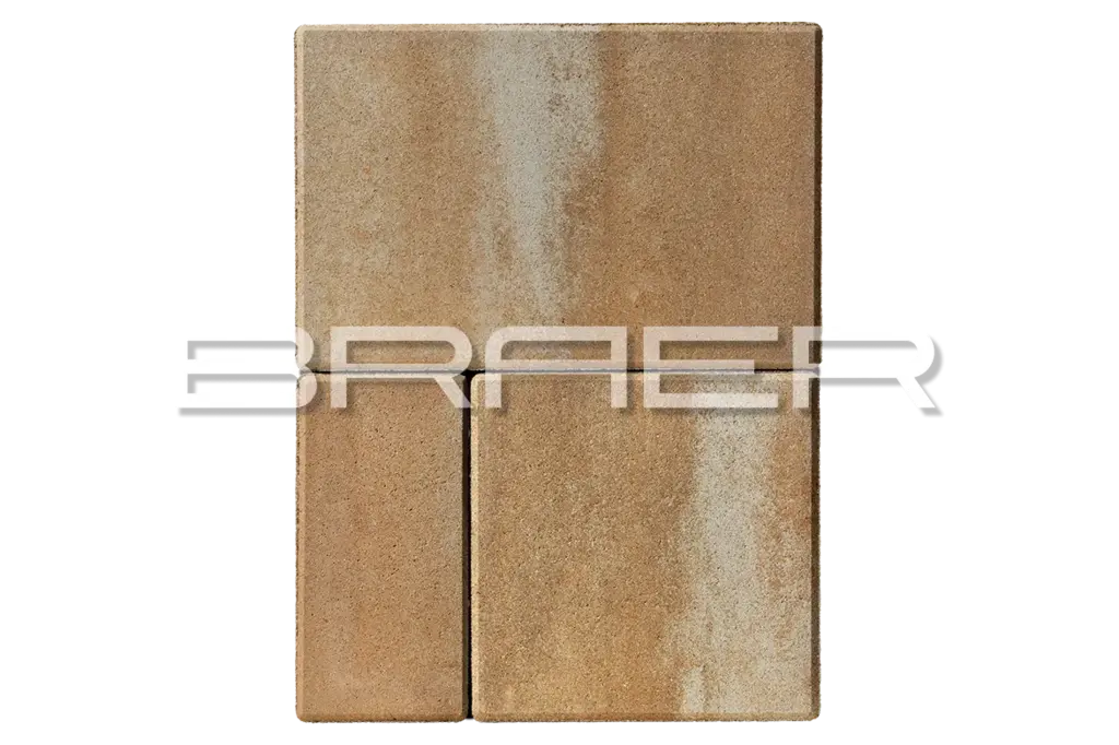 Плитка тротуарная BRAER (БРАЕР) Мозаика, Color Mix "Плато"