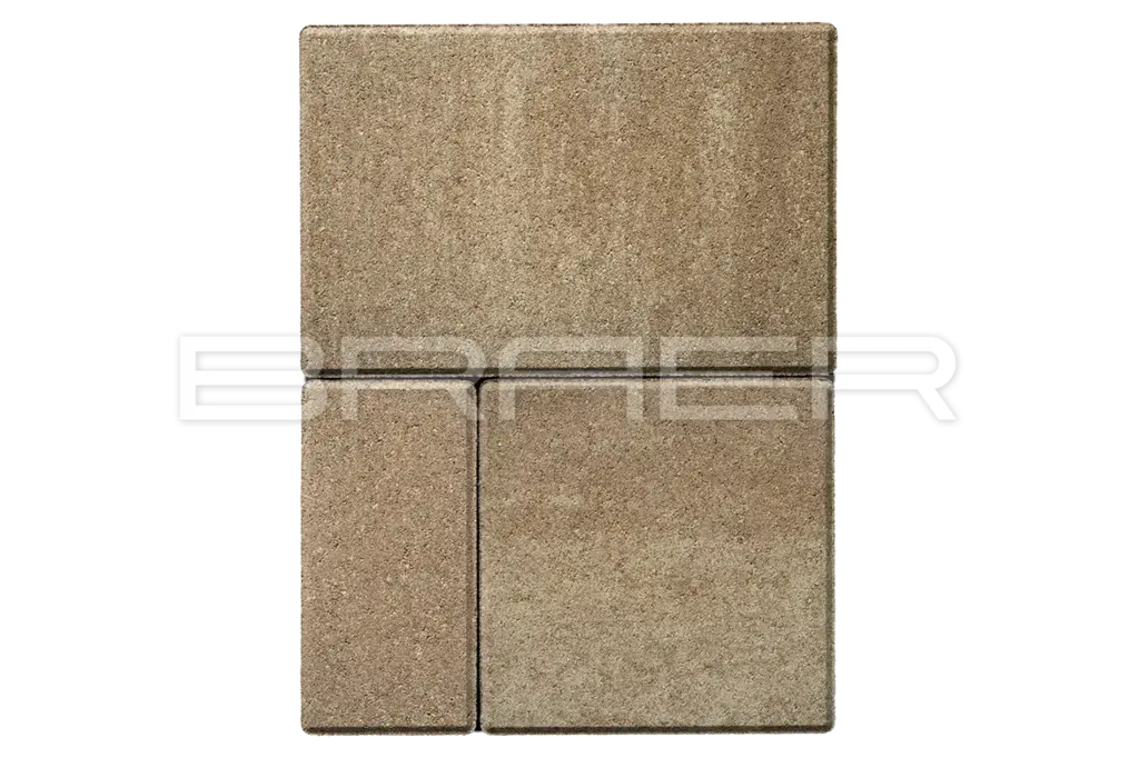 Плитка тротуарная BRAER (БРАЕР) Мозаика, Color Mix "Миндаль"
