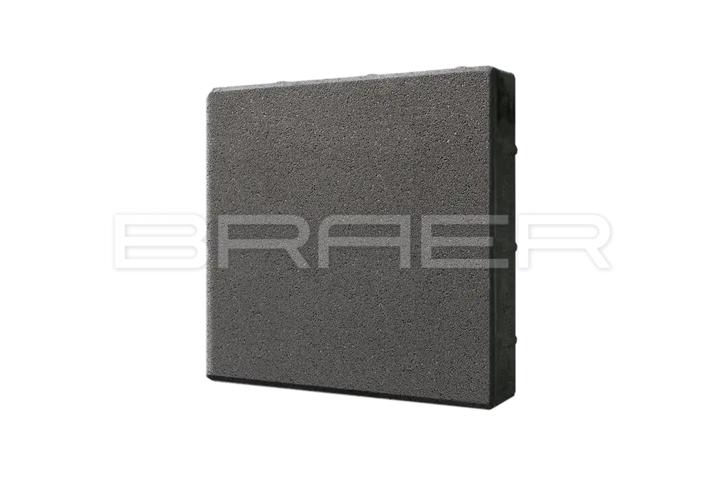 Плитка тротуарная BRAER (БРАЕР) Сити, серый, 300х300х80мм 
