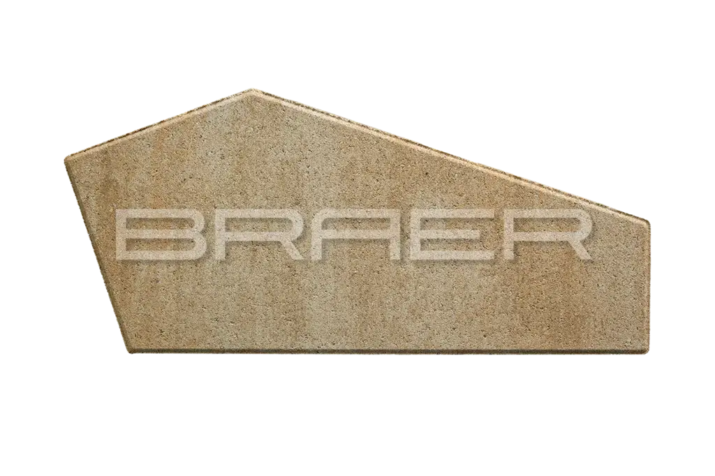 Плитка тротуарная BRAER (БРАЕР) Витраж, Color Mix "Плато", 80мм 