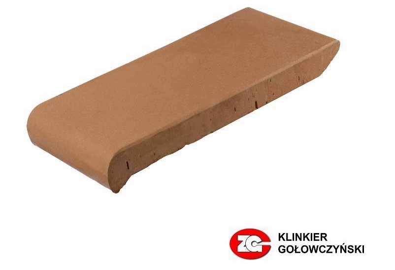 Клинкерный подоконник ZG Clinker ОК23, красный, 230х110х25 мм 