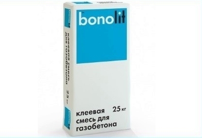 Клей для газобетонных блоков BONOLIT, 25кг