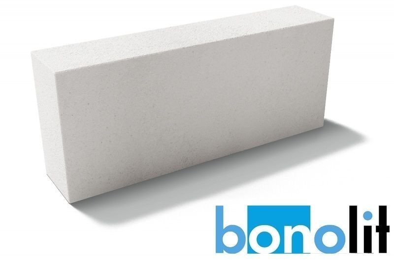 Газобетонный блок для перегородок BONOLIT (БОНОЛИТ, бывший ГРАС), D500, В3,5, 625х250х50мм 
