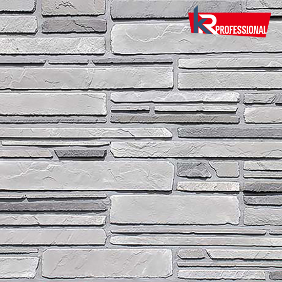 Искусственный облицовочный камень KAMROCK, Горное шале 53010, серый