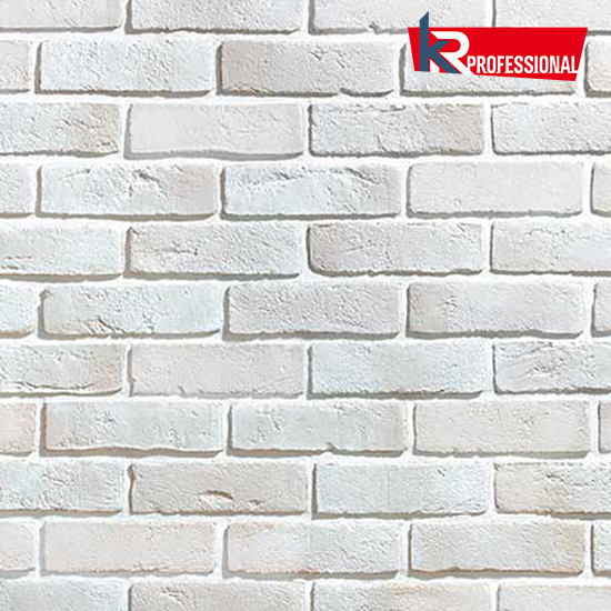 Искусственный облицовочный камень KAMROCK, Старый кирпич 32020, белый