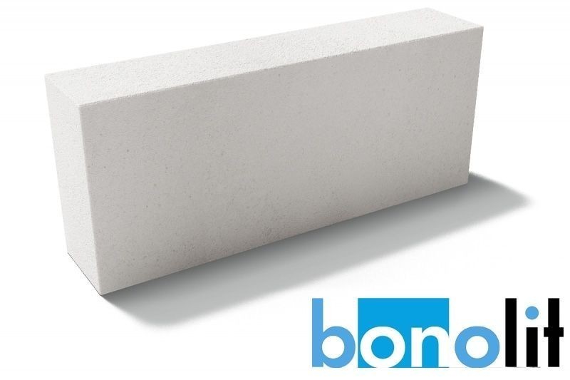 Газобетонный блок для перегородок BONOLIT (БОНОЛИТ, бывший ГРАС), D400, 625х250х75мм