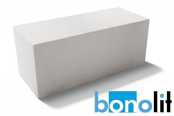 Газобетонный стеновой блок BONOLIT (БОНОЛИТ, бывший ГРАС), D600, В3,5, 625х250х375мм