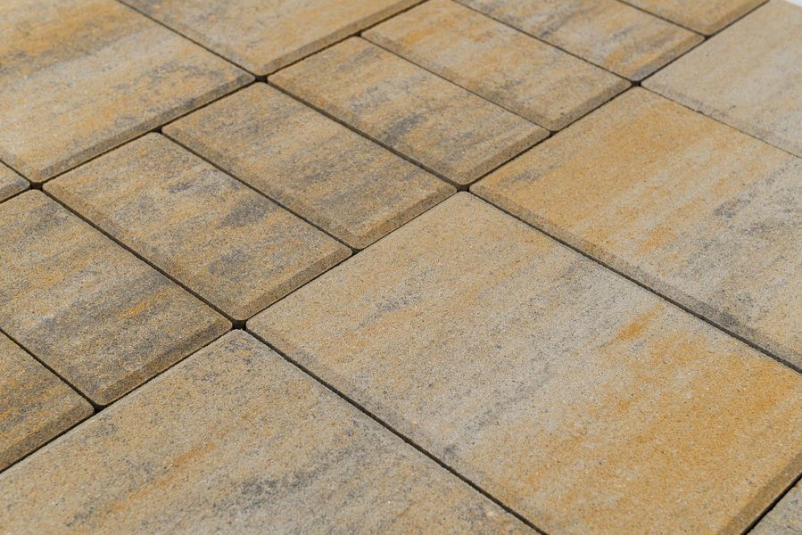 Плитка тротуарная BRAER (БРАЕР) Мозаика, Color Mix "Песчаник", 60мм 
