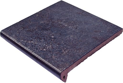 Ступень фронтальная клинкерная EXAGRES, Metalica BASALT, 33х33х3 см