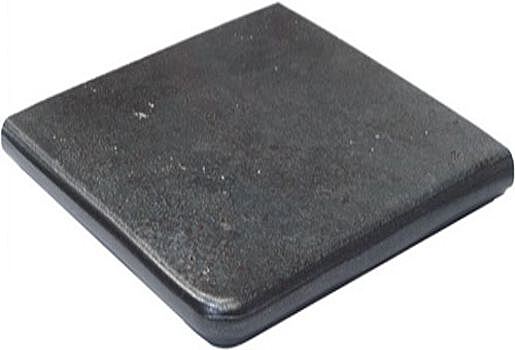 Ступень угловая клинкерная EXAGRES, Metalica BASALT, 33х33х3 см