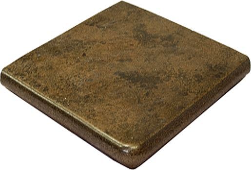 Ступень угловая клинкерная EXAGRES, Metalica CHERRY, 33х33х3 см