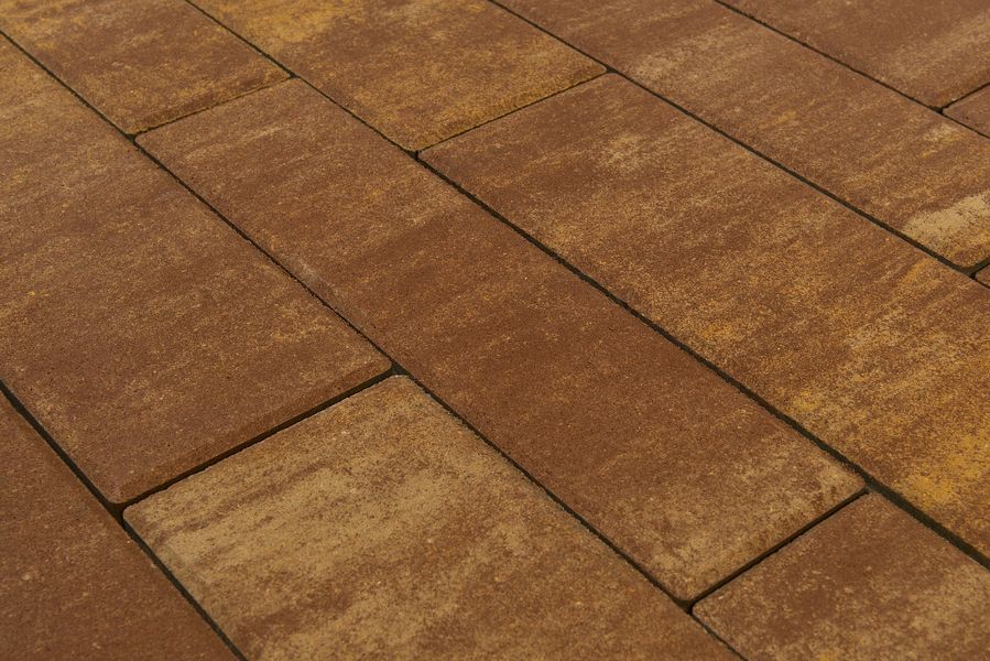 Плитка тротуарная BRAER (БРАЕР) Домино, Color Mix Тип 1 "Каньон", 60мм