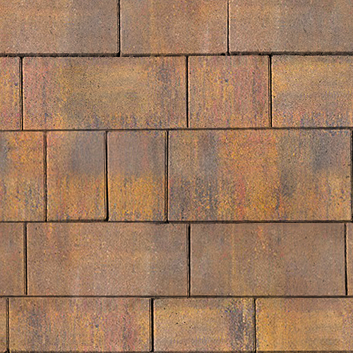 Плитка тротуарная SteinRus (ex. Artstein), Инсбрук Тироль, Color Mix БРОМО, гладкая, 60мм