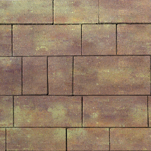 Плитка тротуарная SteinRus (ex. Artstein), Инсбрук Тироль, Color Mix ПОРТО, гладкая, 60мм
