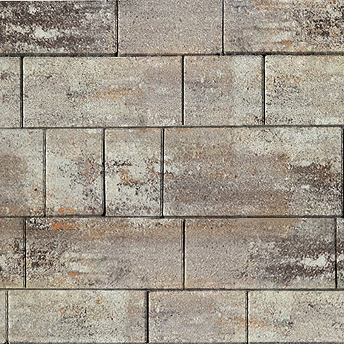 Плитка тротуарная SteinRus (ex. Artstein), Инсбрук Тироль, Color Mix БЕРИЛЛ, гладкая, 60мм
