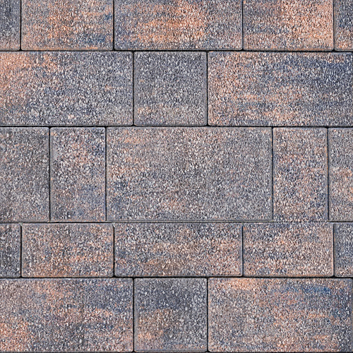 Плитка тротуарная SteinRus (ex. Artstein), Инсбрук Тироль, Color Mix АЙВОРИ, бассировка, 60мм