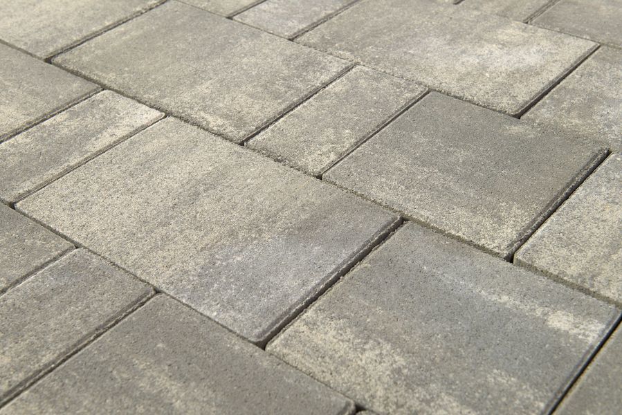 Плитка тротуарная BRAER (БРАЕР) Старый город ландхаус, Color Mix Тип 7 "Туман", 60мм