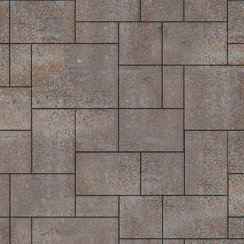 Плитка тротуарная SteinRus (ex. Artstein), Инсбрук Альпен, Color Mix БЕРИЛЛ, гладкая, 40мм