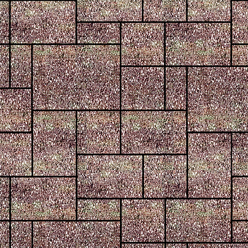 Плитка тротуарная SteinRus (ex. Artstein), Инсбрук Альпен, Color Mix ПОРТО, бассировка, 40мм