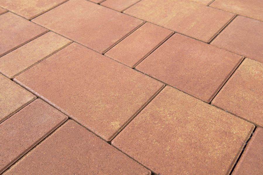 Плитка тротуарная BRAER (БРАЕР) Старый город ландхаус, Color Mix Тип 10 "Рассвет", 60мм