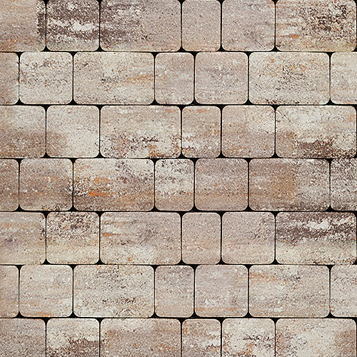 Плитка тротуарная SteinRus (ex. Artstein), Инсбрук Альт, Color Mix БЕРИЛЛ, гладкая, 60мм