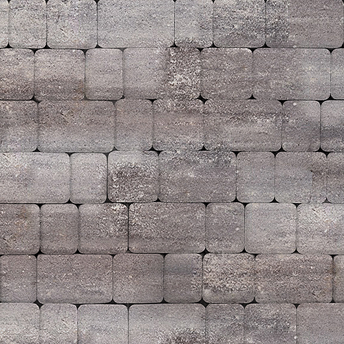 Плитка тротуарная SteinRus (ex. Artstein), Инсбрук Альт, Color Mix УМБРА, гладкая, 60мм