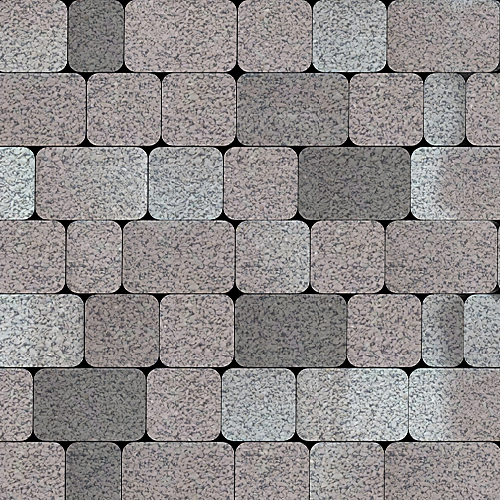Плитка тротуарная SteinRus (ex. Artstein), Инсбрук Альт, Color Mix ST ОНИКС, нейтив, 60мм