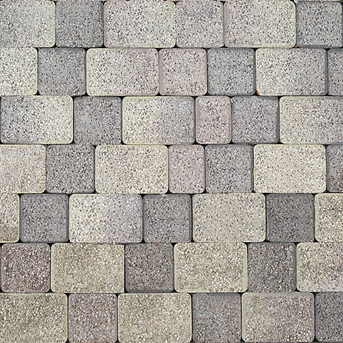 Плитка тротуарная SteinRus (ex. Artstein), Инсбрук Альт, Color Mix ST ОНИКС, бассировка, 60мм