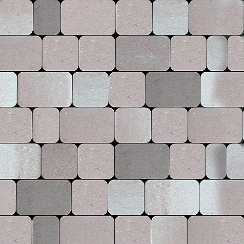 Плитка тротуарная SteinRus (ex. Artstein), Инсбрук Альт, Color Mix ST ОНИКС, гладкая, 40мм