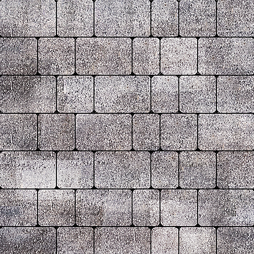 Плитка тротуарная SteinRus (ex. Artstein), Инсбрук Альт, Color Mix УМБРА, бассировка, 40мм
