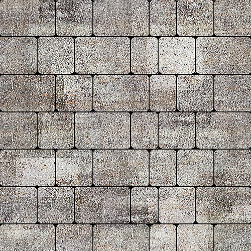 Плитка тротуарная SteinRus (ex. Artstein), Инсбрук Альт, Color Mix БЕРИЛЛ, бассировка, 40мм