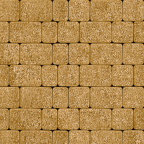 Плитка тротуарная SteinRus (ex. Artstein), Инсбрук Альт, Желтый, бассировка, 40мм