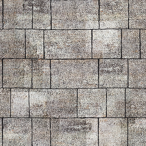 Плитка тротуарная SteinRus (ex. Artstein), Старый Город, Color Mix БЕРИЛЛ, бассировка, 60мм