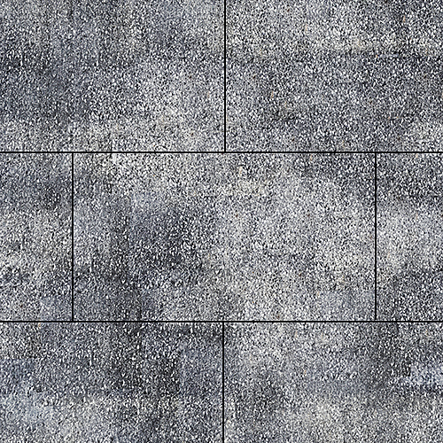 Плитка тротуарная SteinRus (ex. Artstein), Парк Плейс, Color Mix АКТАУ, бассировка, 600х300х80мм