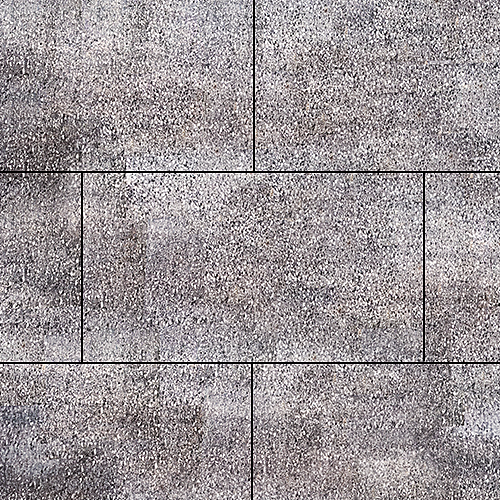 Плитка тротуарная SteinRus (ex. Artstein), Парк Плейс, Color Mix УМБРА, бассировка, 600х300х80мм