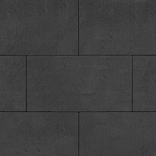 Плитка тротуарная SteinRus (ex. Artstein), Парк Плейс, Черный, гладкая, 600х300х80мм