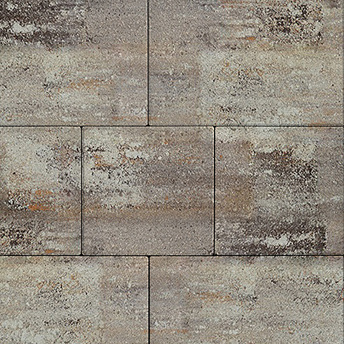 Плитка тротуарная SteinRus (ex. Artstein), Инсбрук Ланс, Color Mix БЕРИЛЛ, гладкая, 60мм