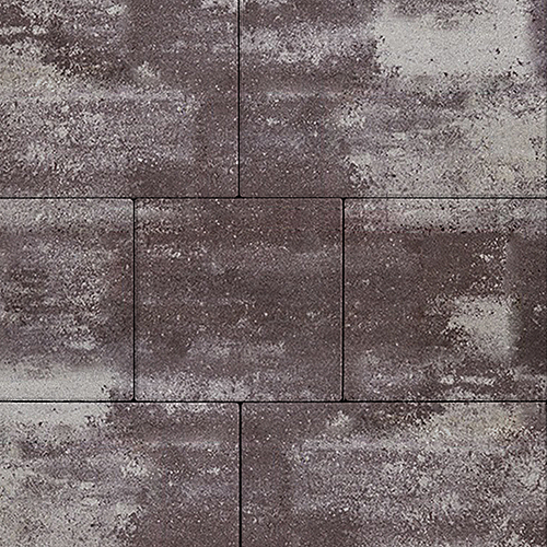 Плитка тротуарная SteinRus (ex. Artstein), Инсбрук Ланс, Color Mix БРАУН, гладкая, 60мм