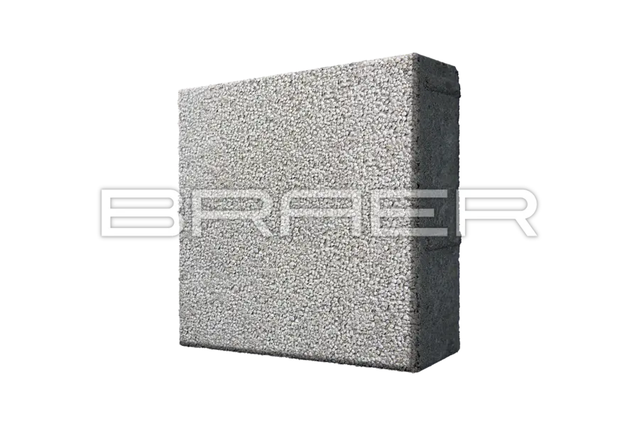 Плитка тротуарная BRAER (БРАЕР) Лувр, "Мрамор", 200х200х60мм