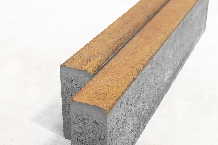 Бордюр тротуарный BRAER (БРАЕР), Color Mix Тип 17 "Прайд", 1000х200х80мм