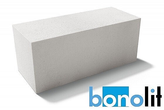 Газобетонный стеновой блок BONOLIT (БОНОЛИТ, бывший ГРАС), D300, 625х250х250мм
