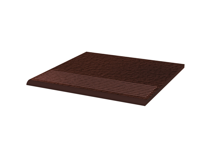 Ступень фронтальная клинкерная Ceramika Paradyz, Cloud Brown Stopnica Prosta, 30х30 см
