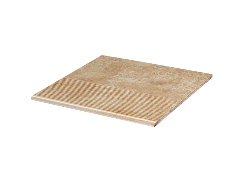 Ступень фронтальная клинкерная Ceramika Paradyz, Ilario Beige Stopnica Prosta, 30х30 см
